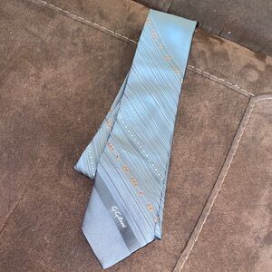 G. Galvani Elegant Gray and Orange Tie
